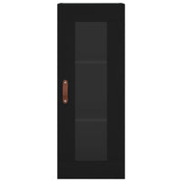 Thumbnail for Highboard Schwarz 34,5x34x180 cm Holzwerkstoff
