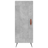 Thumbnail for Highboard Betongrau 34,5x34x180 cm Holzwerkstoff