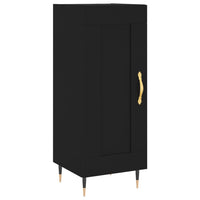 Thumbnail for Highboard Schwarz 34,5x34x180 cm Holzwerkstoff