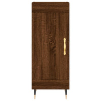 Thumbnail for Highboard Braun Eichen-Optik 34,5x34x180 cm Holzwerkstoff