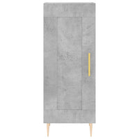 Thumbnail for Highboard Betongrau 34,5x34x180 cm Holzwerkstoff