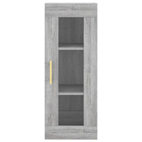 Thumbnail for Highboard Grau Sonoma 34,5x34x180 cm Holzwerkstoff