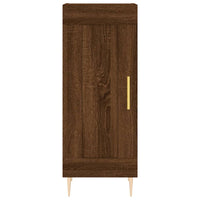 Thumbnail for Highboard Braun Eichen-Optik 34,5x34x180 cm Holzwerkstoff
