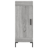 Thumbnail for Highboard Grau Sonoma 34,5x34x180 cm Holzwerkstoff