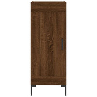 Thumbnail for Highboard Braun Eichen-Optik 34,5x34x180 cm Holzwerkstoff