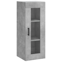 Thumbnail for Highboard Betongrau 34,5x34x180 cm Holzwerkstoff