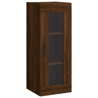Thumbnail for Highboard Braun Eichen-Optik 34,5x34x180 cm Holzwerkstoff