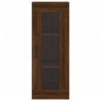 Thumbnail for Highboard Braun Eichen-Optik 34,5x34x180 cm Holzwerkstoff