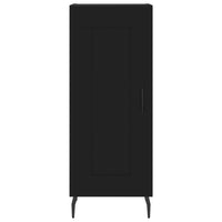 Thumbnail for Highboard Schwarz 34,5x34x180 cm Holzwerkstoff