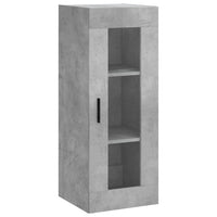Thumbnail for Highboard Betongrau 34,5x34x180 cm Holzwerkstoff