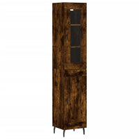 Thumbnail for Highboard Räuchereiche 34,5x34x180 cm Holzwerkstoff