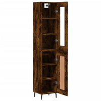 Thumbnail for Highboard Räuchereiche 34,5x34x180 cm Holzwerkstoff
