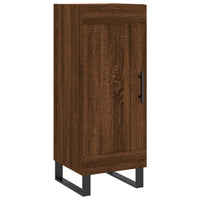 Thumbnail for Highboard Braun Eichen-Optik 34,5x34x180 cm Holzwerkstoff
