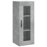 Thumbnail for Highboard Betongrau 34,5x34x180 cm Holzwerkstoff