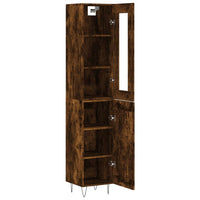 Thumbnail for Highboard Räuchereiche 34,5x34x180 cm Holzwerkstoff