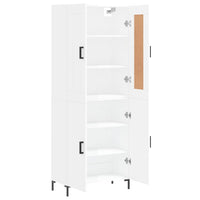 Thumbnail for Highboard Hochglanz-Weiß 69,5x34x180 cm Holzwerkstoff