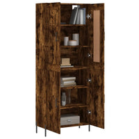 Thumbnail for Highboard Räuchereiche 69,5x34x180 cm Holzwerkstoff