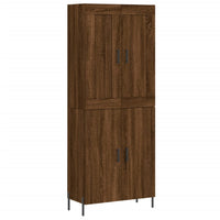Thumbnail for Highboard Braun Eichen-Optik 69,5x34x180 cm Holzwerkstoff