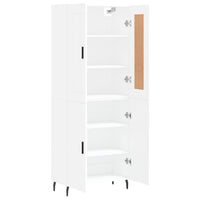 Thumbnail for Highboard Weiß 69,5x34x180 cm Holzwerkstoff