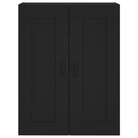 Thumbnail for Highboard Schwarz 69,5x34x180 cm Holzwerkstoff