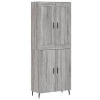 Thumbnail for Highboard Grau Sonoma 69,5x34x180 cm Holzwerkstoff
