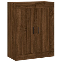 Thumbnail for Highboard Braun Eichen-Optik 69,5x34x180 cm Holzwerkstoff