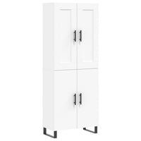 Thumbnail for Highboard Weiß 69,5x34x180 cm Holzwerkstoff