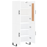 Thumbnail for Highboard Weiß 69,5x34x180 cm Holzwerkstoff