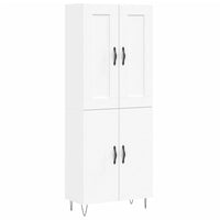 Thumbnail for Highboard Weiß 69,5x34x180 cm Holzwerkstoff