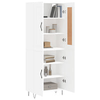 Thumbnail for Highboard Weiß 69,5x34x180 cm Holzwerkstoff