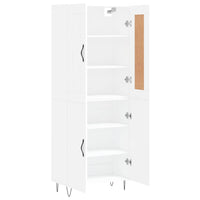 Thumbnail for Highboard Weiß 69,5x34x180 cm Holzwerkstoff