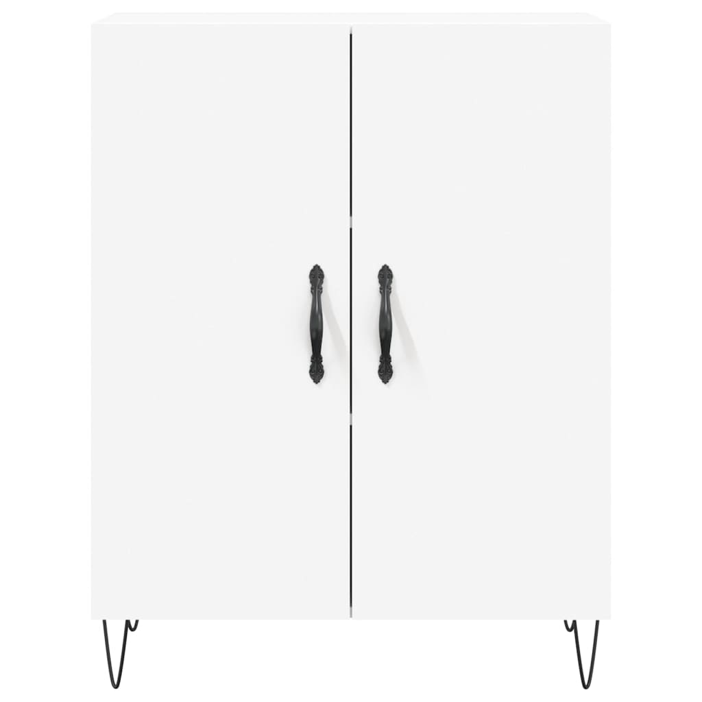 Highboard Weiß 69,5x34x180 cm Holzwerkstoff