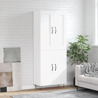 Thumbnail for Highboard Weiß 69,5x34x180 cm Holzwerkstoff