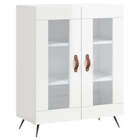 Thumbnail for Highboard Hochglanz-Weiß 69,5x34x180 cm Holzwerkstoff