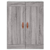 Thumbnail for Highboard Grau Sonoma 69,5x34x180 cm Holzwerkstoff
