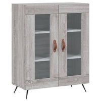 Thumbnail for Highboard Grau Sonoma 69,5x34x180 cm Holzwerkstoff