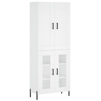 Thumbnail for Highboard Weiß 69,5x34x180 cm Holzwerkstoff