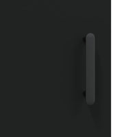 Thumbnail for Highboard Schwarz 69,5x34x180 cm Holzwerkstoff