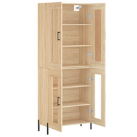 Thumbnail for Highboard Sonoma-Eiche 69,5x34x180 cm Holzwerkstoff