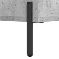 Thumbnail for Highboard Betongrau 69,5x34x180 cm Holzwerkstoff