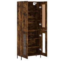 Thumbnail for Highboard Räuchereiche 69,5x34x180 cm Holzwerkstoff