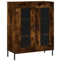 Thumbnail for Highboard Räuchereiche 69,5x34x180 cm Holzwerkstoff