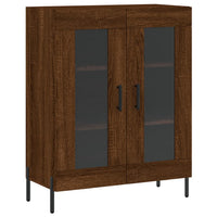 Thumbnail for Highboard Braun Eichen-Optik 69,5x34x180 cm Holzwerkstoff
