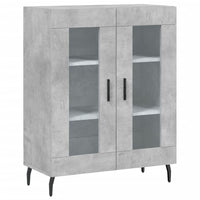 Thumbnail for Highboard Betongrau 69,5x34x180 cm Holzwerkstoff