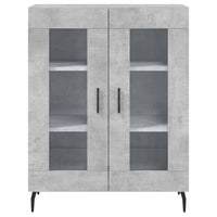 Thumbnail for Highboard Betongrau 69,5x34x180 cm Holzwerkstoff