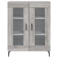 Thumbnail for Highboard Grau Sonoma 69,5x34x180 cm Holzwerkstoff