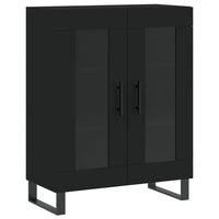 Thumbnail for Highboard Schwarz 69,5x34x180 cm Holzwerkstoff