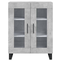 Thumbnail for Highboard Betongrau 69,5x34x180 cm Holzwerkstoff