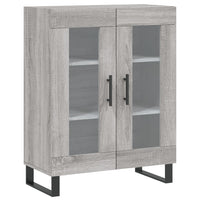 Thumbnail for Highboard Grau Sonoma 69,5x34x180 cm Holzwerkstoff