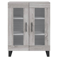 Thumbnail for Highboard Grau Sonoma 69,5x34x180 cm Holzwerkstoff